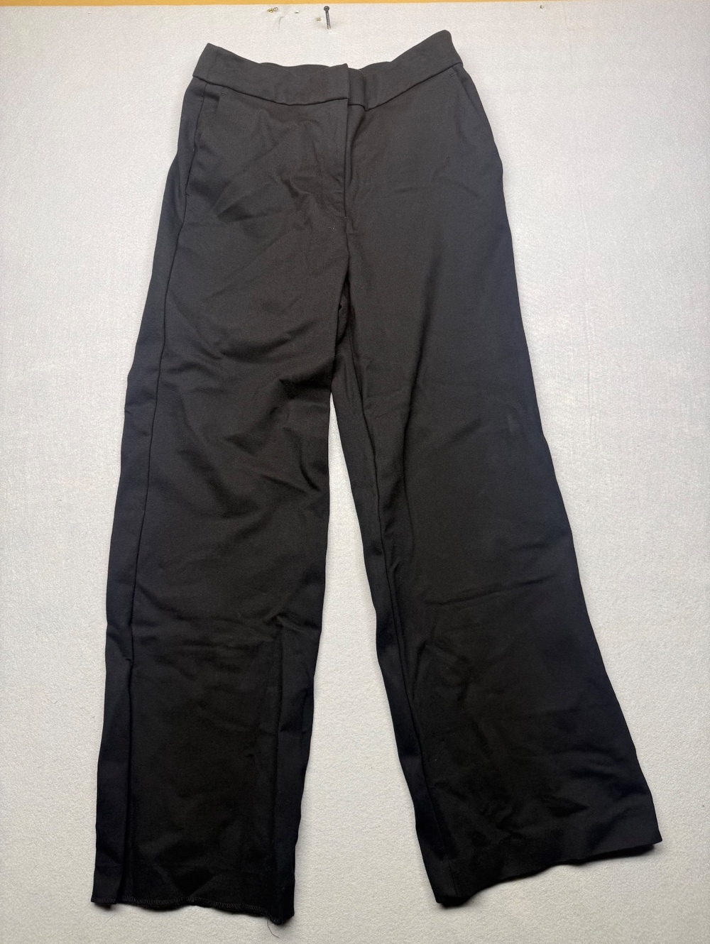 Quince Ultra-Stretch Ponte Trousers Women 8 Black
